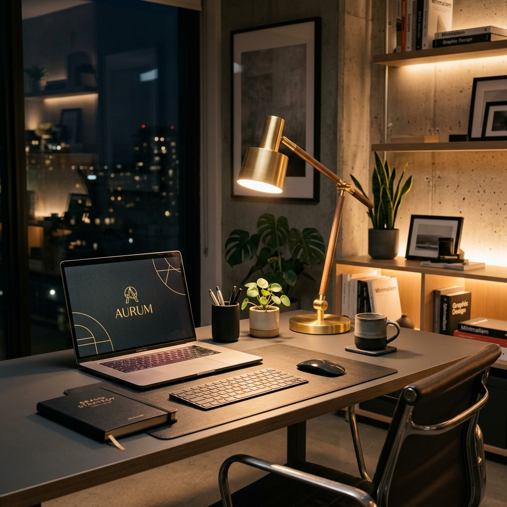 Minimal Studio Space Design
