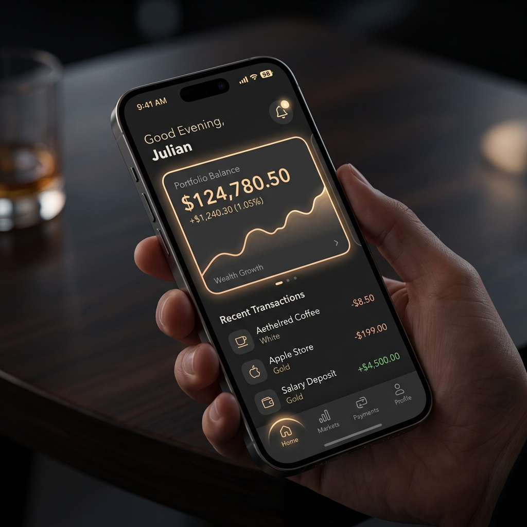 Aethelred Mobile Wallet Interface