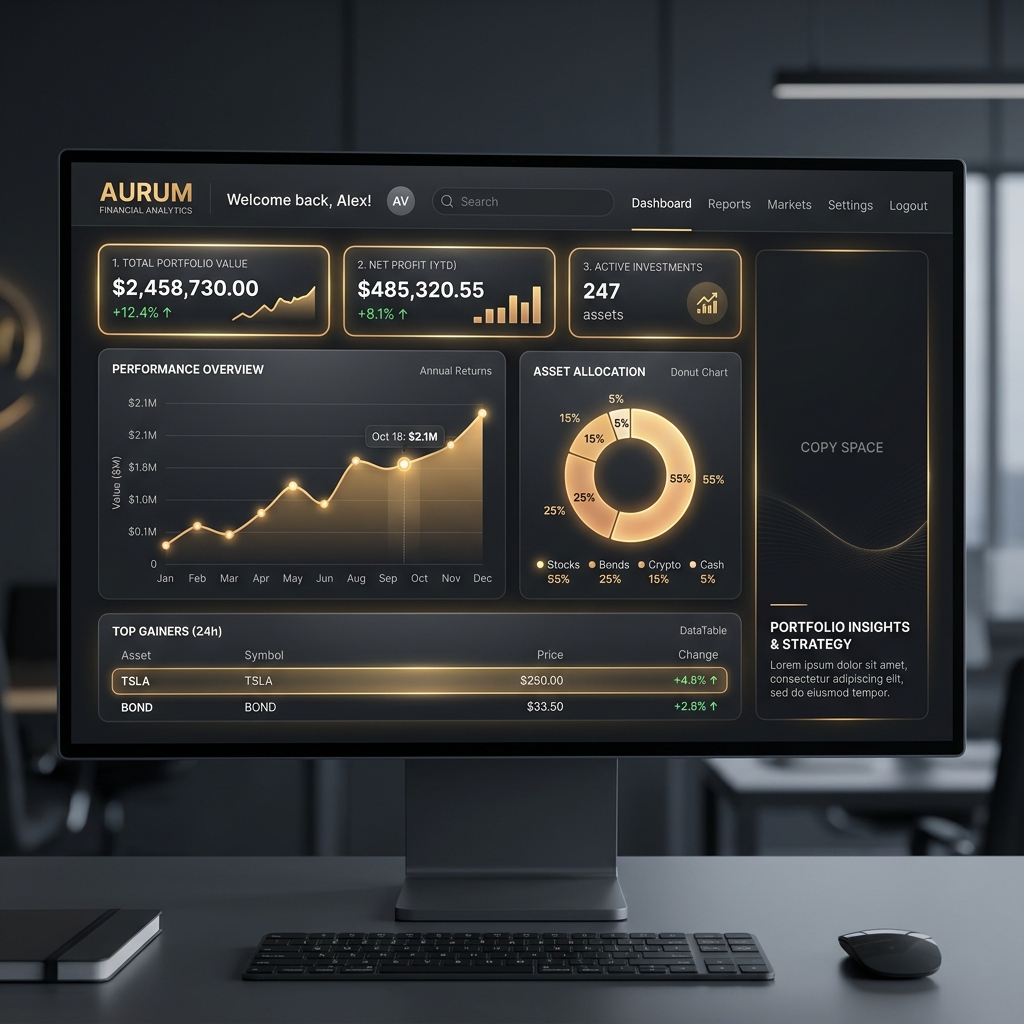 Aurum Financial Analytics Dashboard